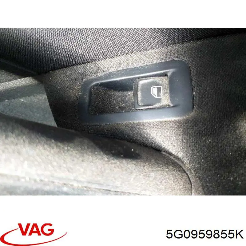 Unidade de botões dianteira esquerda de controlo de elevador de vidro VAG 5G0959855K preço, a partir de 37,46 USD
