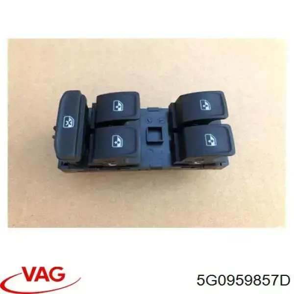 Unidade de botões dianteira esquerda de controlo de elevador de vidro VAG 5G0959857D preço, a partir de 54,48 USD