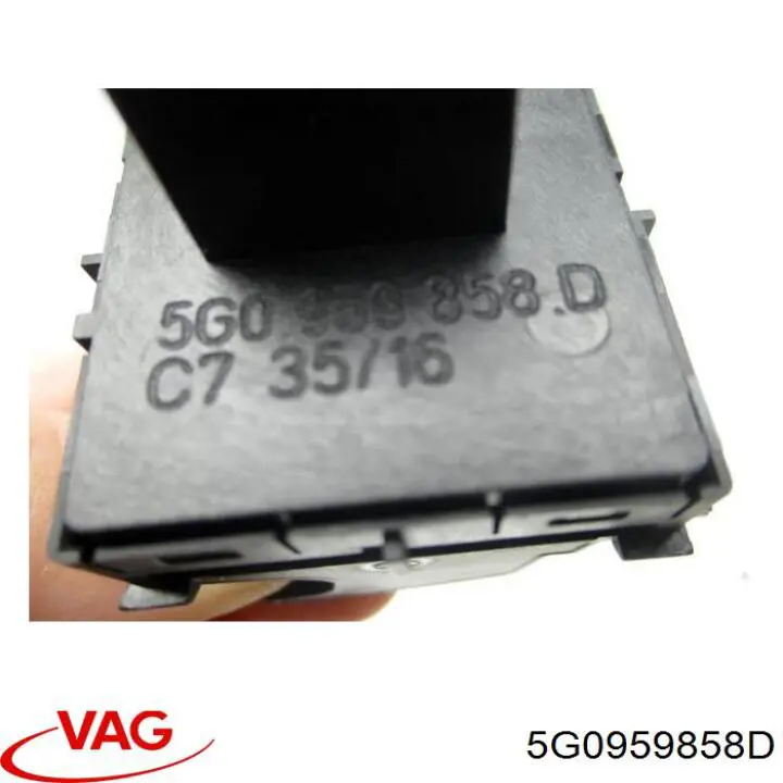 Unidade de botões dianteira esquerda de controlo de elevador de vidro VAG 5G0959858D preço, a partir de 41,50 USD