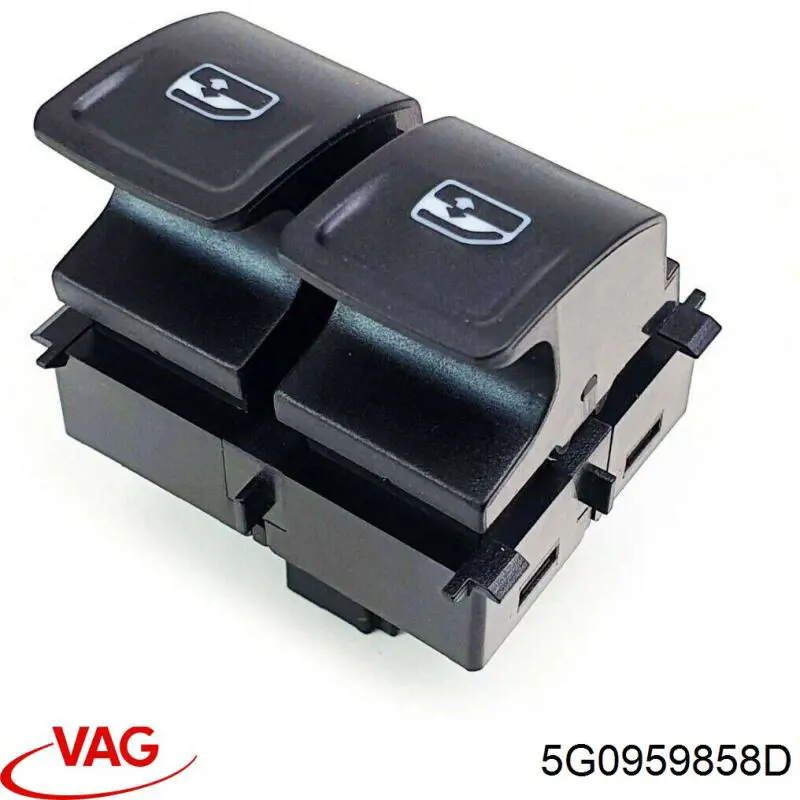 Compre 5G0959858D VAG Unidade de botões dianteira esquerda de controlo de elevador de vidro
