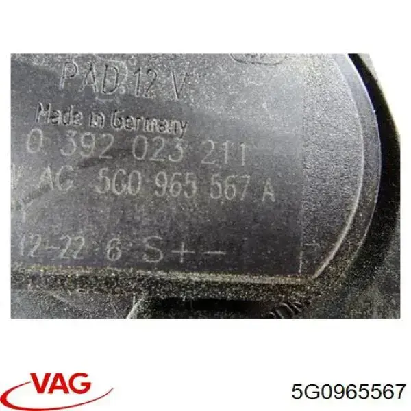 Bomba de água (bomba) de esfriamento, adicional elétrica VAG 5G0965567 preço, a partir de 71,63 USD