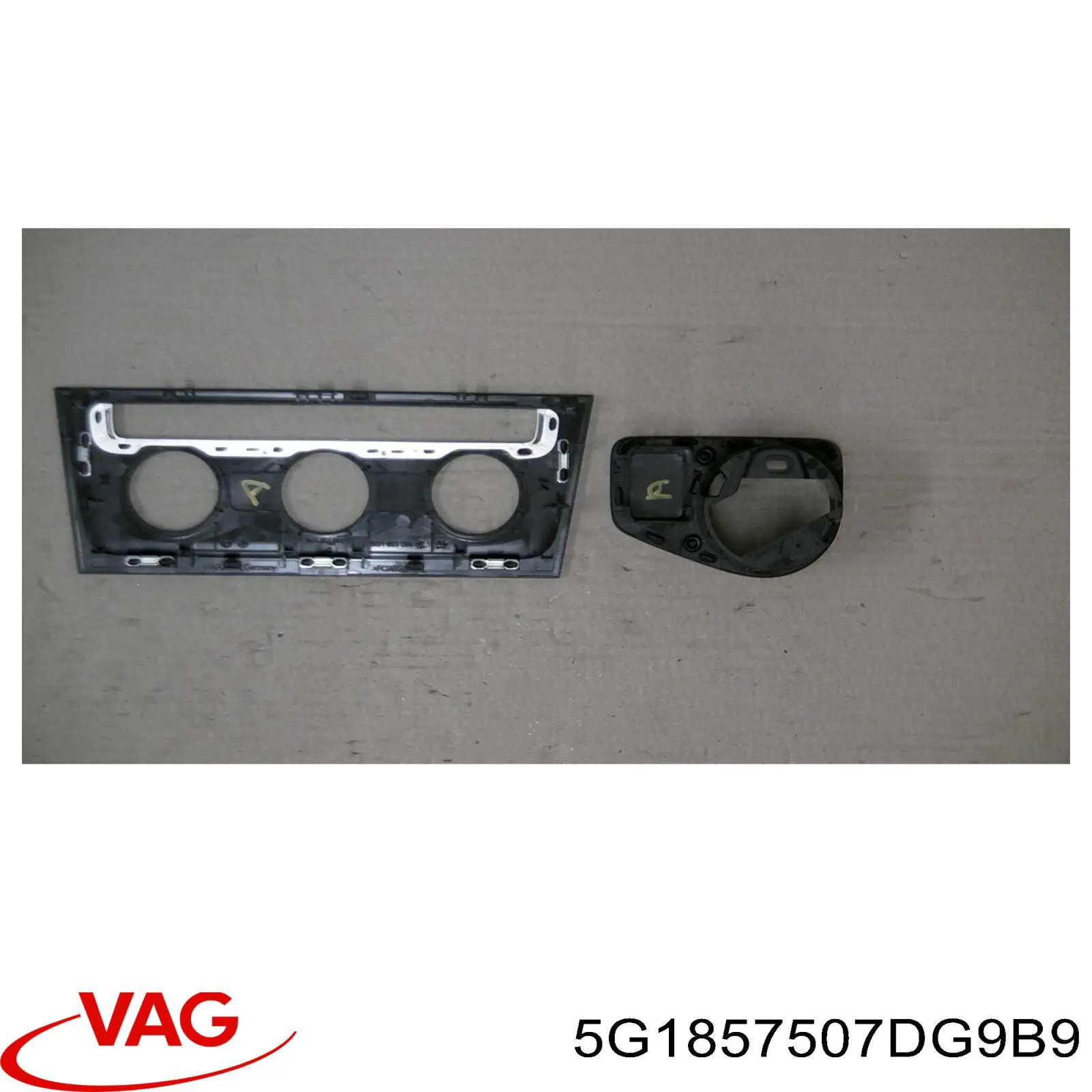 5G1857507DG9B9 VAG Caixa do espelho de retrovisão esquerdo