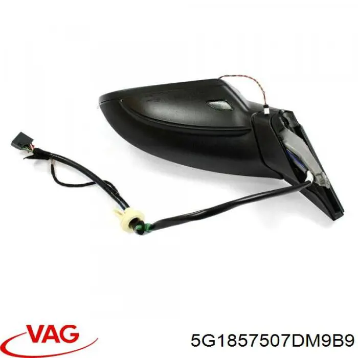 Caixa do espelho de retrovisão esquerdo VAG 5G1857507DM9B9 preço, a partir de 347,32 USD