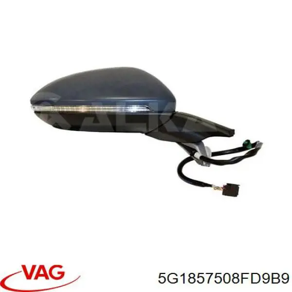 5G1857508FD9B9 VAG Espelho de retrovisão direito