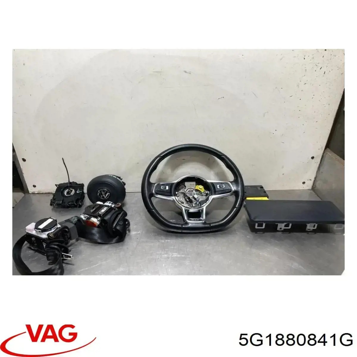 5G1880841G VAG Cinto de segurança (AIRBAG) de condutor, de proteção de joelhos
