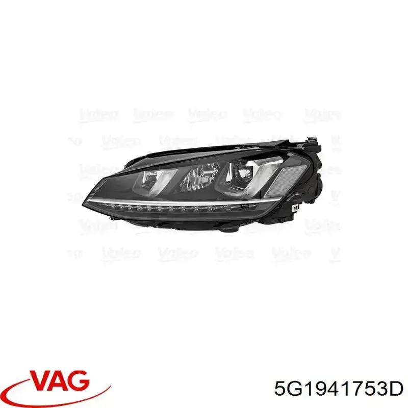 5G1941753D VAG Luz esquerda