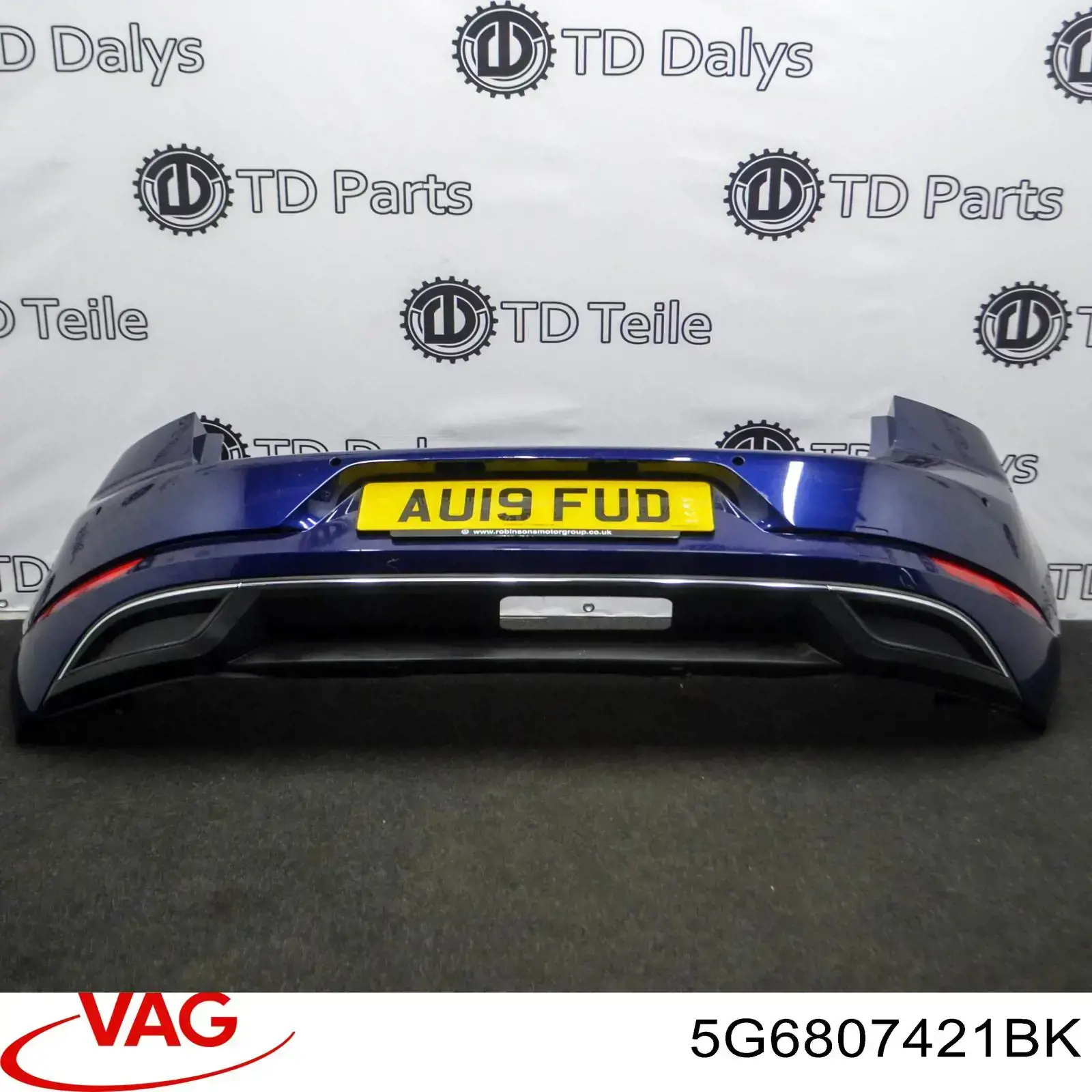 5G6807417BQ VAG Pára-choque traseiro