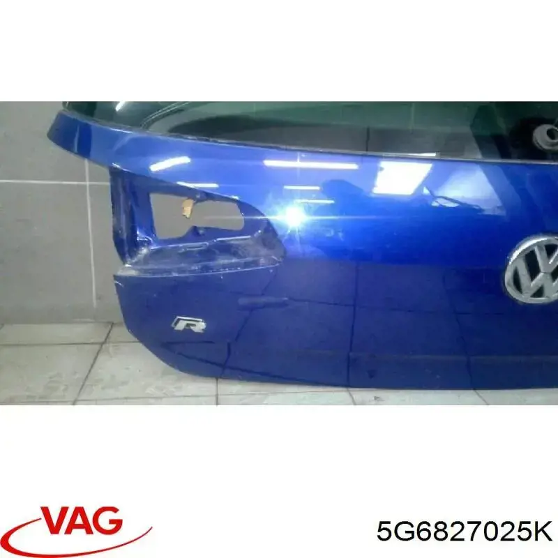 5G6827025K VAG Porta traseira (3ª/5ª porta-malas (tampa de alcapão)