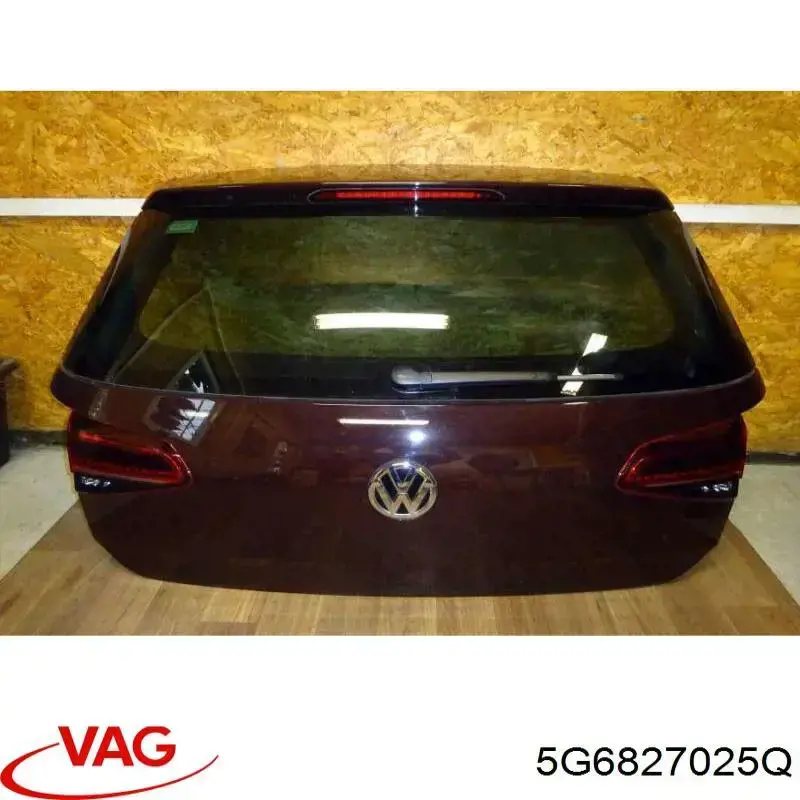 5G6827025Q VAG Porta traseira (3ª/5ª porta-malas (tampa de alcapão)