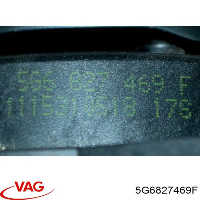 Compre 5G6827469F VAG Puxador externo de tampa de porta-malas (de 3ª/5ª porta traseira)