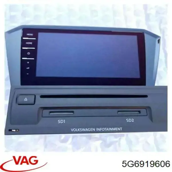 Aparelhagem de som (rádio AM/FM) VAG 5G6919606 preço, a partir de 524,74 USD