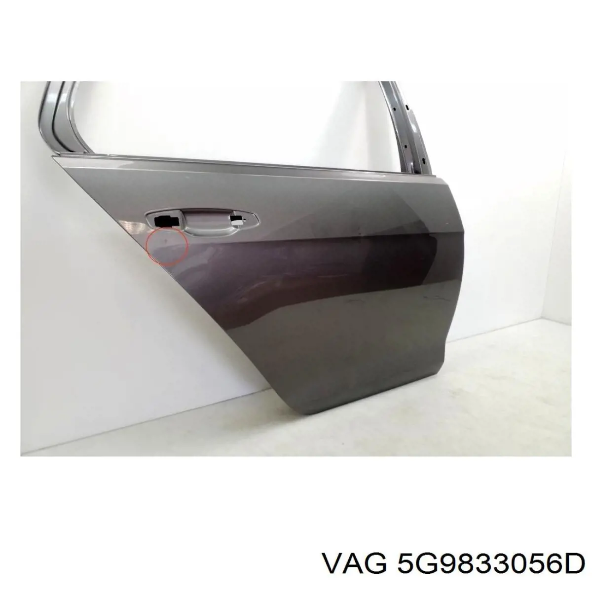 5G9833056H VAG Porta traseira direita