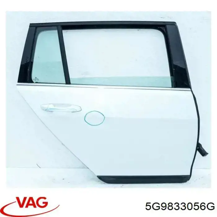 Porta traseira direita VAG 5G9833056G preço, a partir de 1105,35 USD