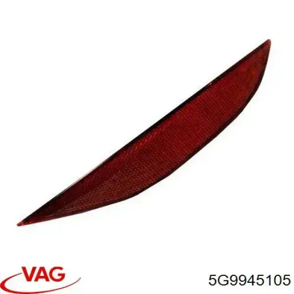 Retrorrefletor (refletor) do pára-choque traseiro esquerdo VAG 5G9945105 preço, a partir de 34,73 USD