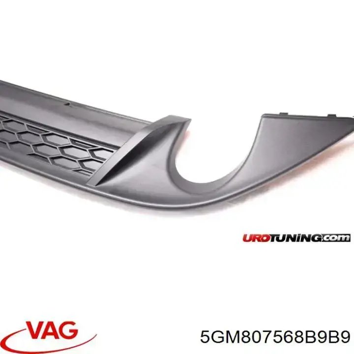 5GM807568B9B9 VAG Spoiler do pára-choque traseiro