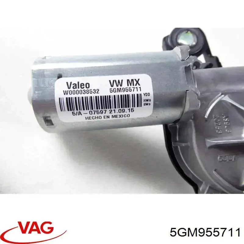Motor de limpador pára-brisas de vidro traseiro VAG 5GM955711 preço, a partir de 39,16 USD