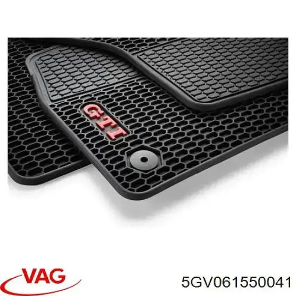 5GV061550041 VAG Tapetes dianteiros + traseiros, kit
