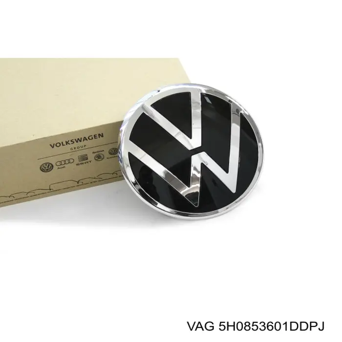 Emblema de grelha do radiador VAG 5H0853601DDPJ preço, a partir de 97,86 USD