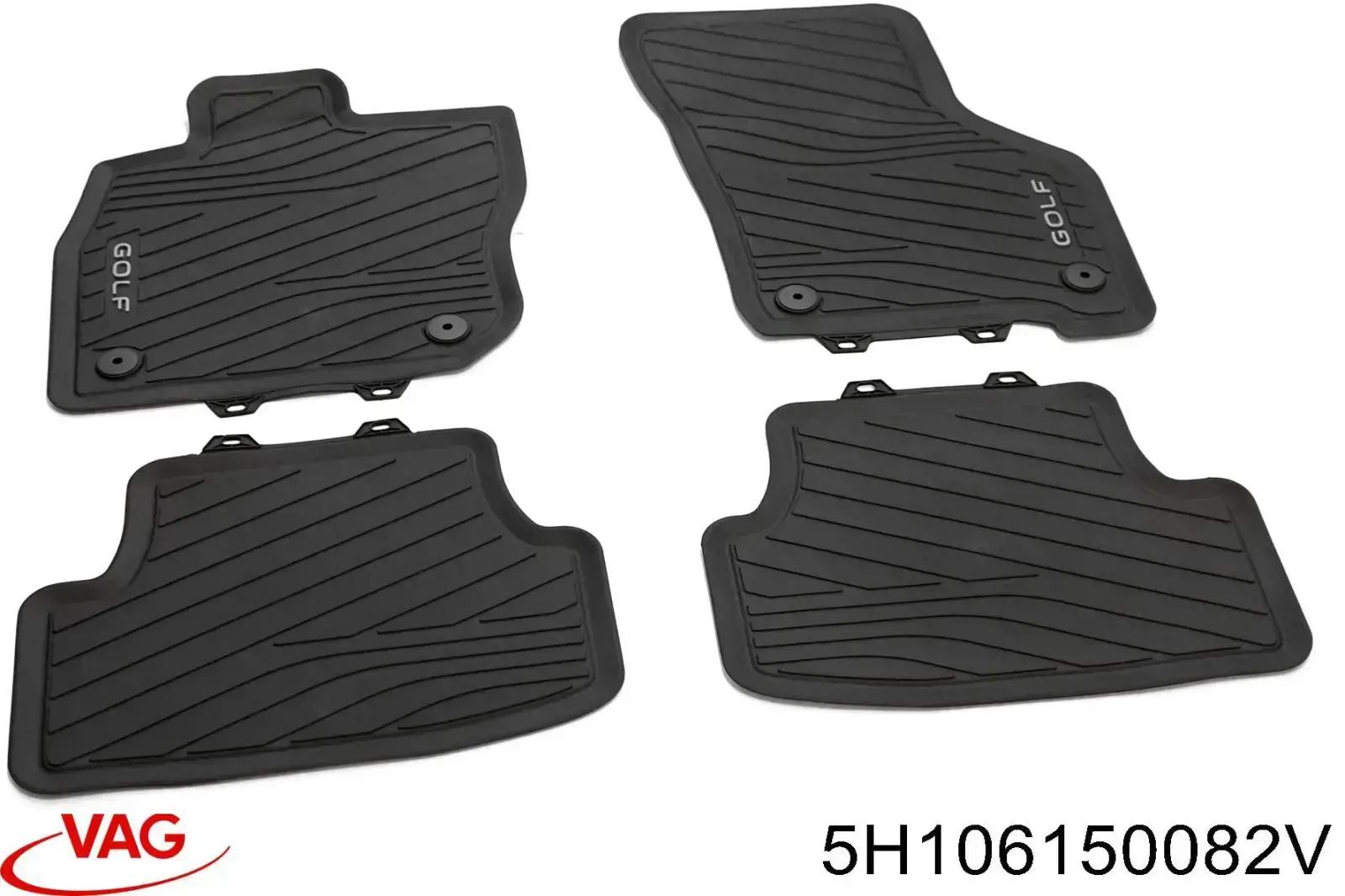 Tapetes dianteiros + traseiros, kit VAG 5H106150082V preço, a partir de 102,02 USD