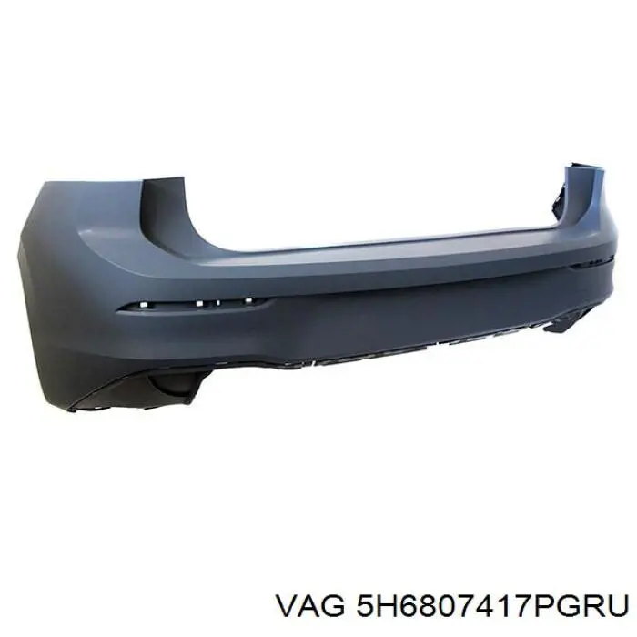 5H6807417PGRU VAG Pára-choque traseiro