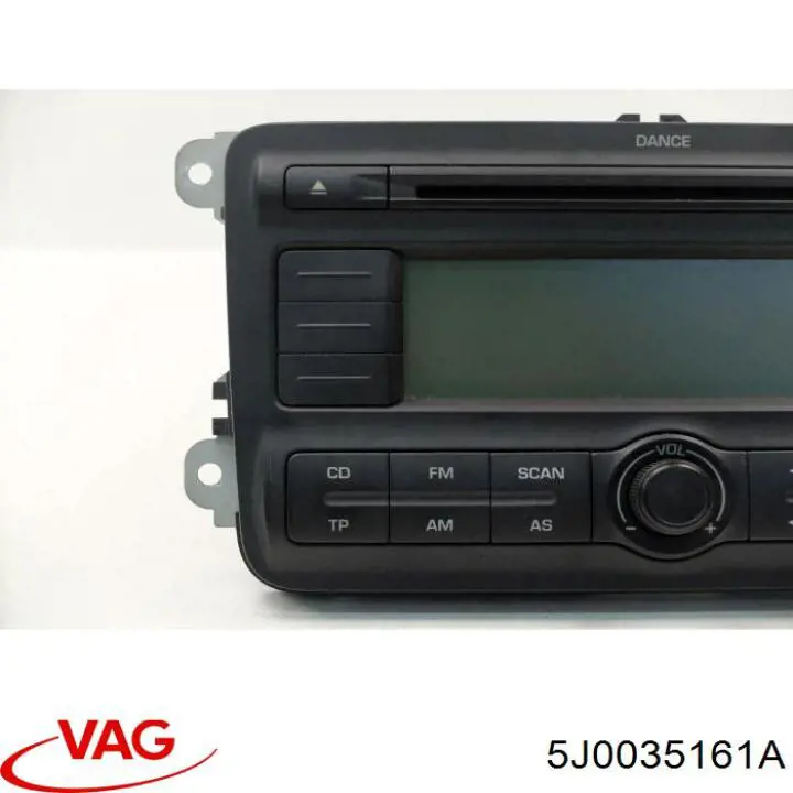 5J0035161A VAG Aparelhagem de som (rádio AM/FM)