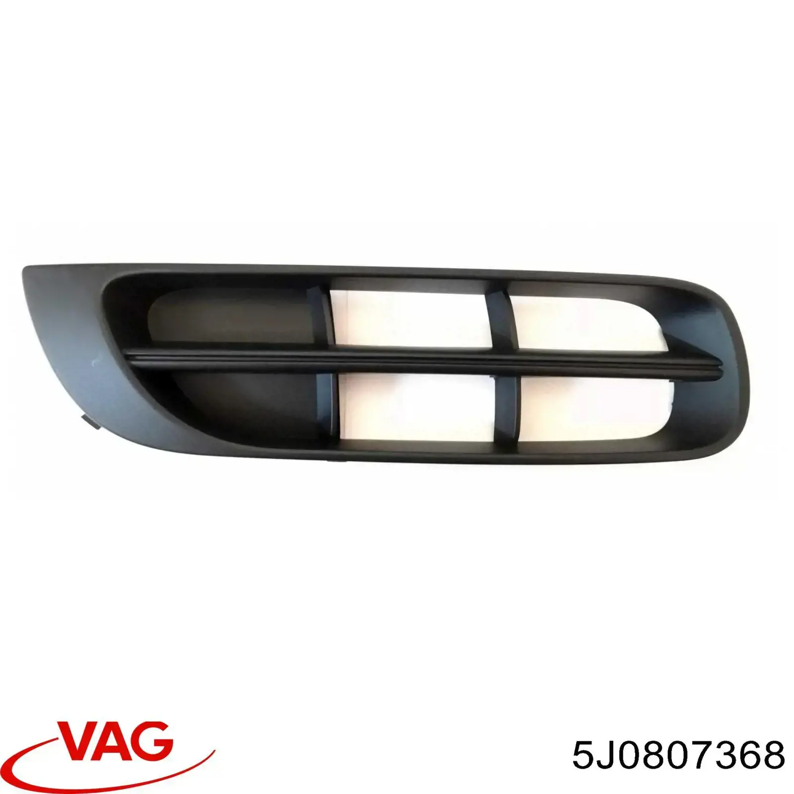Tampão (grelha) das luzes de nevoeiro do pára-choque dianteiro direito VAG 5J0807368 preço, a partir de 7,30 USD