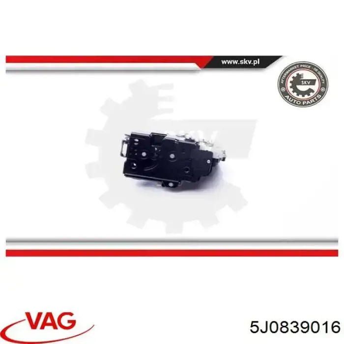 Fecho da porta traseira direita VAG 5J0839016 preço, a partir de 61,84 USD