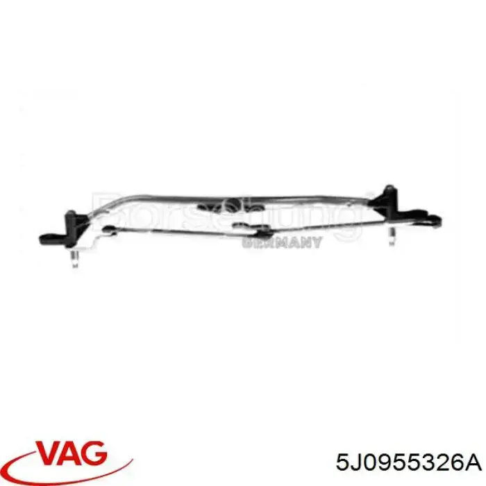 Barra do trapézio de limpador pára-brisas direito VAG 5J0955326A preço, a partir de 9,89 USD