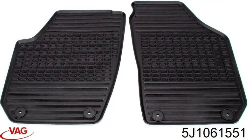 Tapete dianteiro, kit de 2 un. VAG 5J1061551 preço, a partir de 38,50 USD