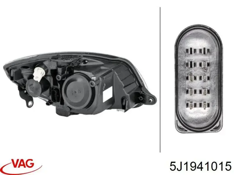 5J1941015 VAG Luz esquerda