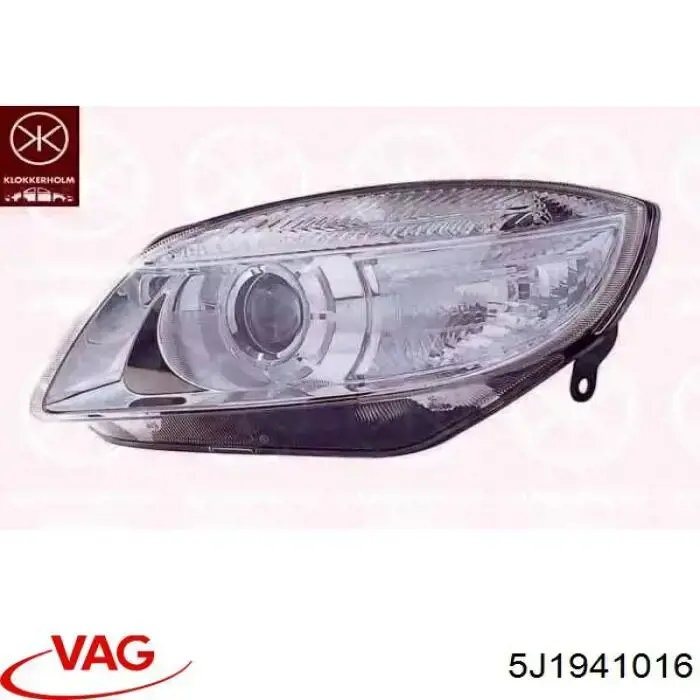 Luz direita VAG 5J1941016 preço, a partir de 132,89 USD