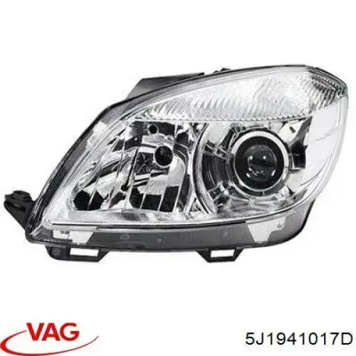 5J1941017D VAG Luz esquerda