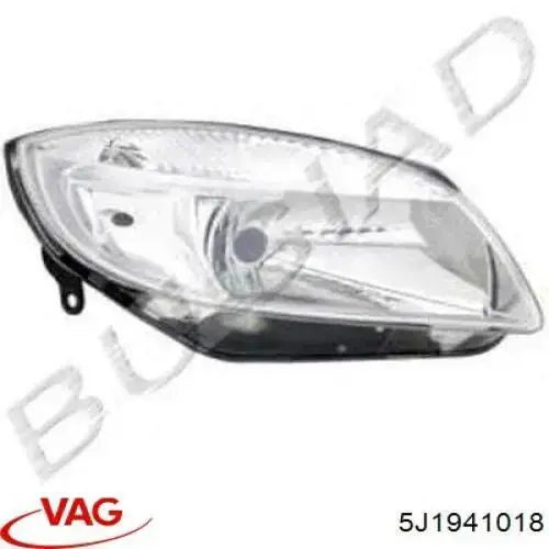 5J1941018 VAG Luz direita