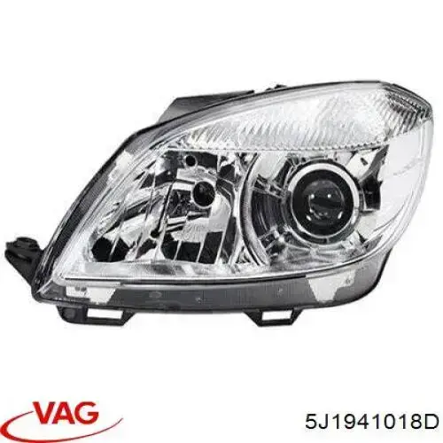 Luz direita VAG 5J1941018D preço, a partir de 178,75 USD
