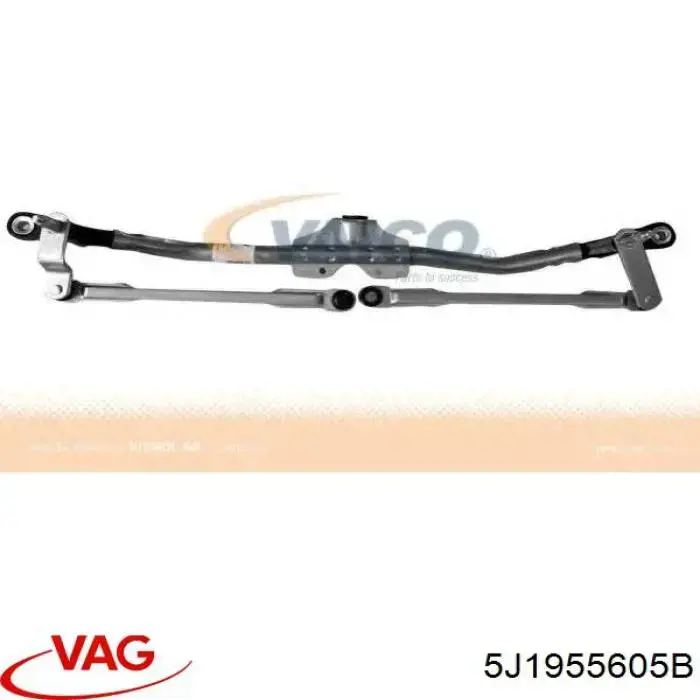 5J1955605B VAG Trapézio de limpador pára-brisas