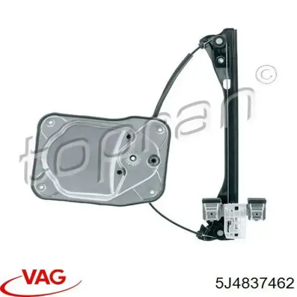 Compre 5J4837462 VAG Mecanismo de acionamento de vidro da porta dianteira direita