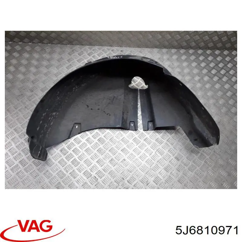 Guarda-barras do pára-lama traseiro esquerdo VAG 5J6810971 preço, a partir de 33,38 USD