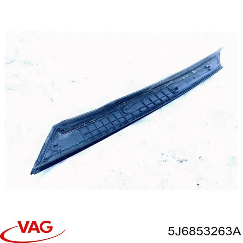 Compre 5J6853263 VAG Placa sobreposta externa dianteira esquerda de suporte de carroçaria