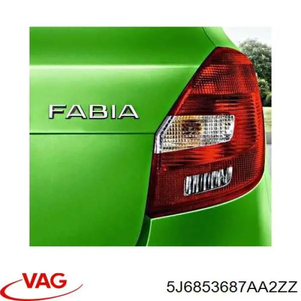 Emblema de tampa de porta-malas (emblema de firma) VAG 5J6853687AA2ZZ preço, a partir de 22,35 USD