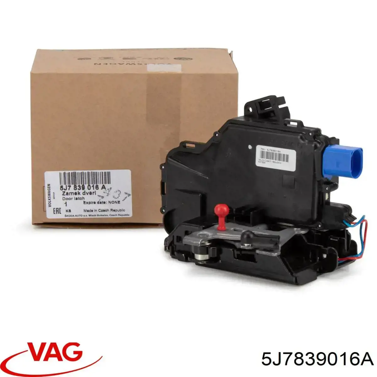 5J7839016A VAG Fecho da porta traseira direita