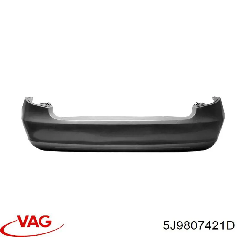 5J9807421D VAG Pára-choque traseiro