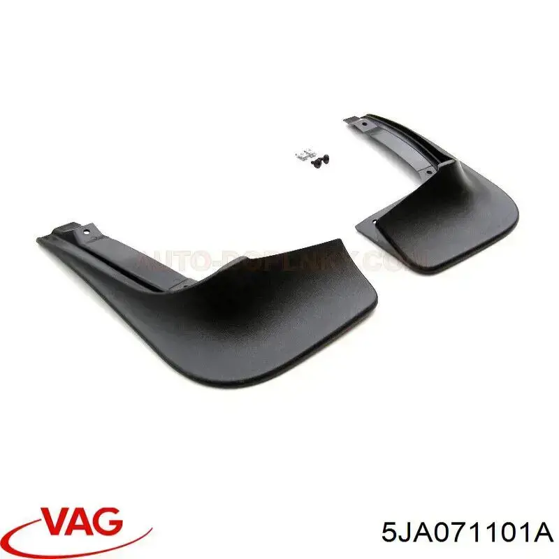 Protetores de lama traseiros, kit 5JA071101A VAG