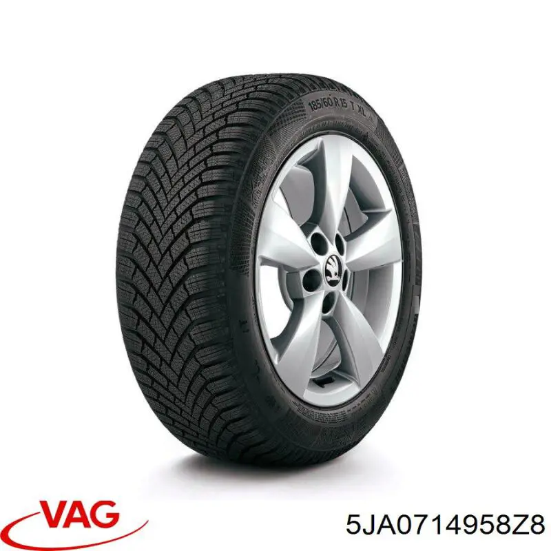 Discos de roda de aleação ligeira (de aleação ligeira, de titânio) Skoda Rapid  NH3, NK3, NK6