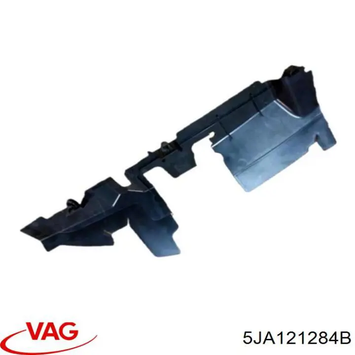 Conduto de ar (defletor) direito do radiador VAG 5JA121284B preço, a partir de 12,75 USD