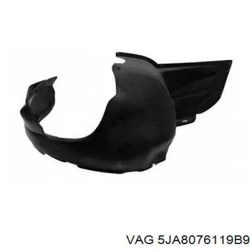 Spoiler do pára-choque dianteiro VAG 5JA8076119B9 preço, a partir de 27,72 USD