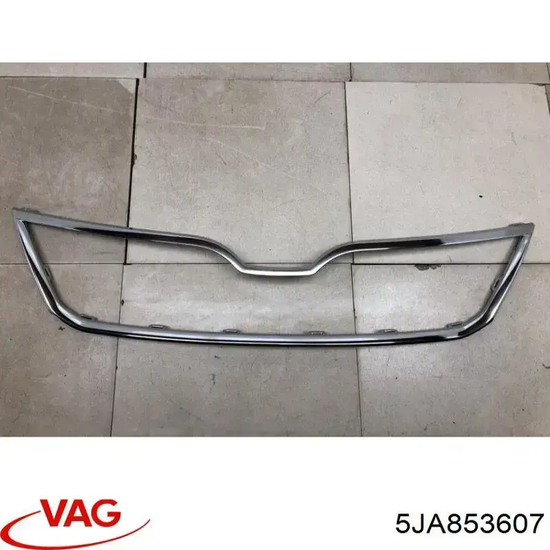 Placa sobreposta (carcaça) de grelha do radiador VAG 5JA853607 preço, a partir de 33,57 USD