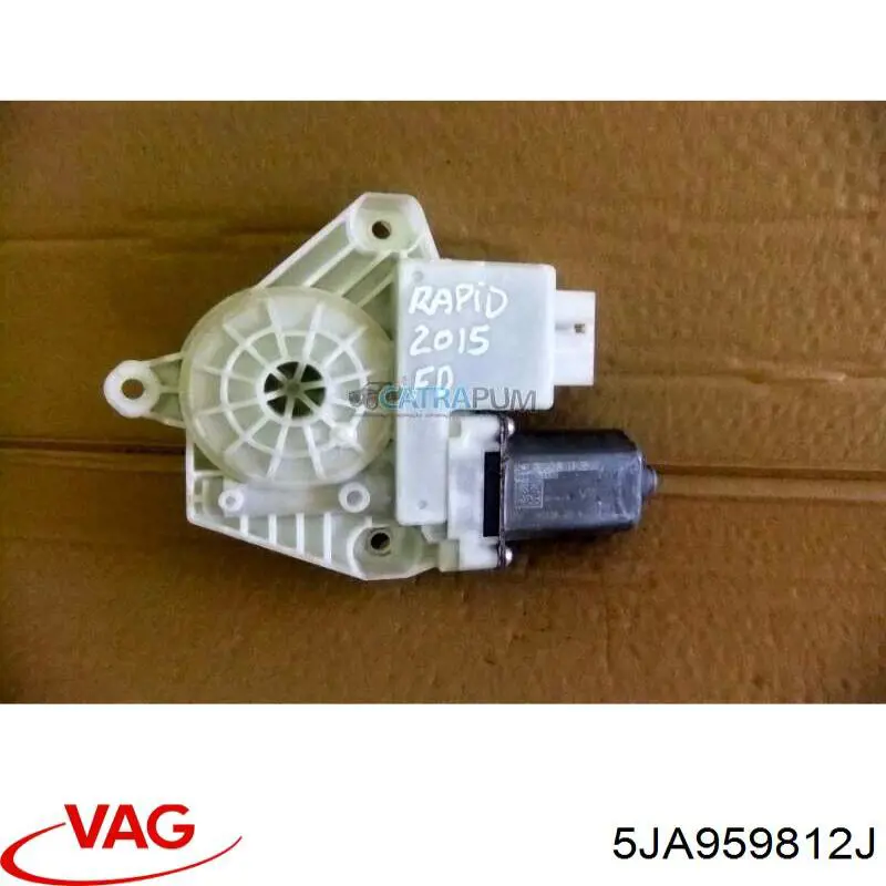 5JA959812J VAG Motor de acionamento de vidro da porta dianteira direita