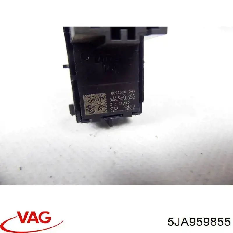 5JA959855 VAG Unidade de botões dianteira esquerda de controlo de elevador de vidro