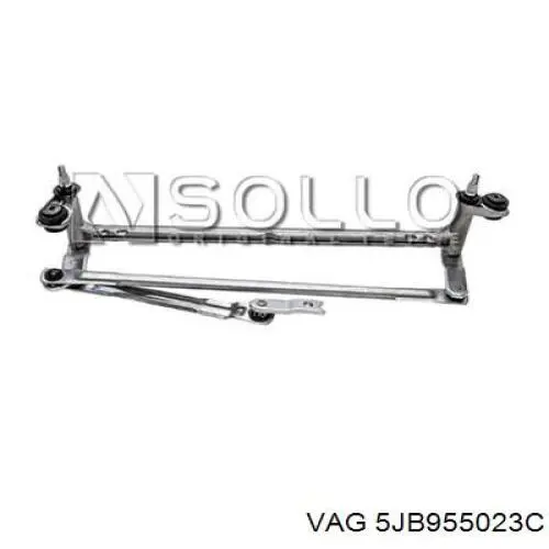 Compre 5JB955023 VAG Trapézio de limpador pára-brisas