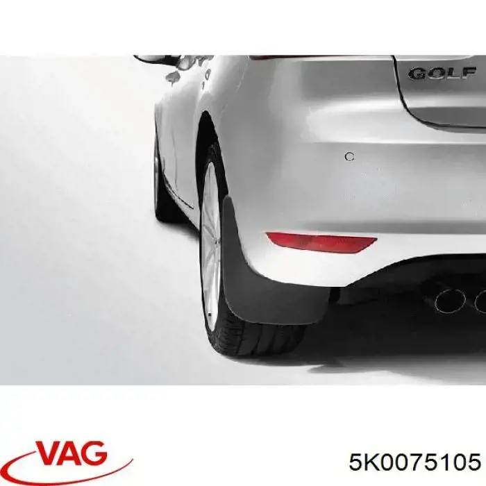 Protetores de lama traseiros, kit VAG 5K0075105 preço, a partir de 133,57 USD